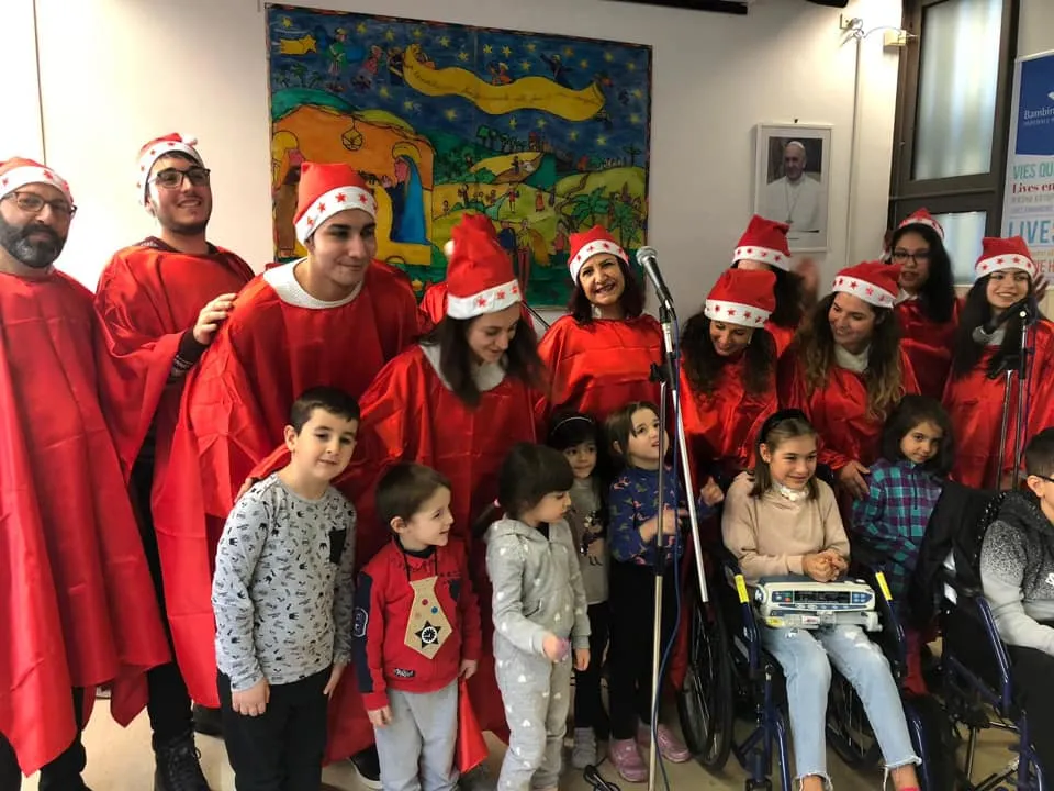Il coro di Natale con i bambini